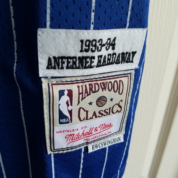 PENNY HARDAWAY BLUE ORLANDO MAGIC THROWBACK JERSEY - Picture 6 of 8
